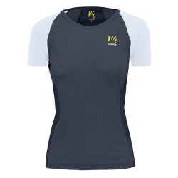 Kvinnor t-shirt Karpos Lavaredo Evo W Jersey ombre blå / Ljusvit